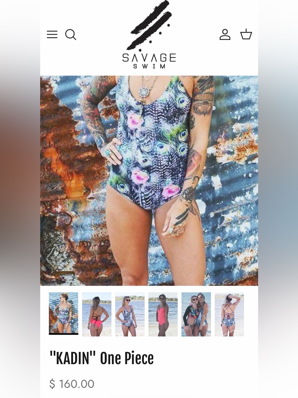 Savage Swim one piece